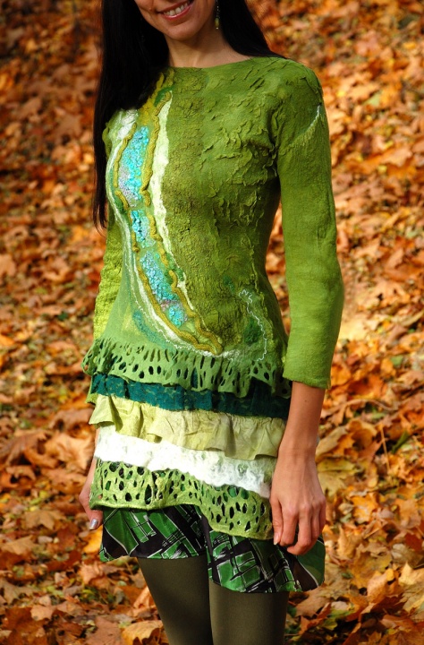 Velta suknelė " Žaluma"