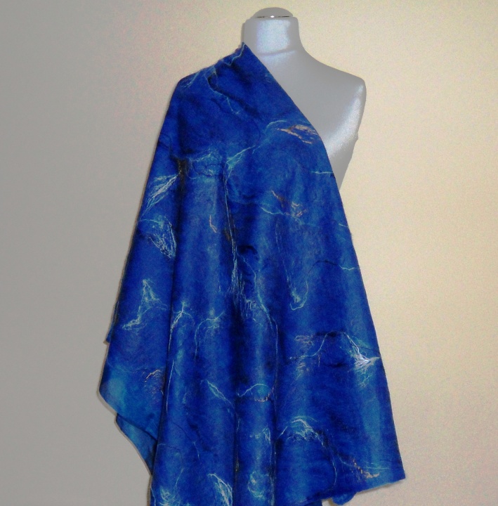 Cornflower - Velta silk cloak picture no. 2