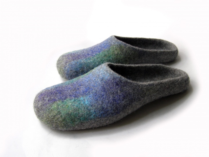 43-44 June. felted slippers male