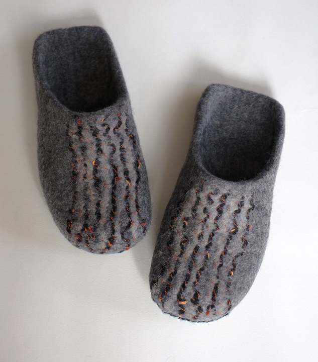 Eco felted shoes for men picture no. 2