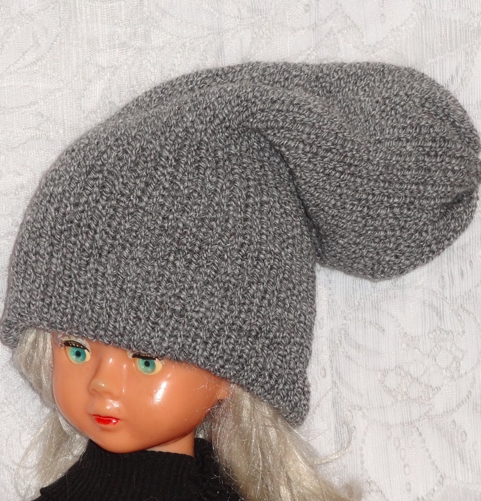 Double warm gray hat picture no. 2