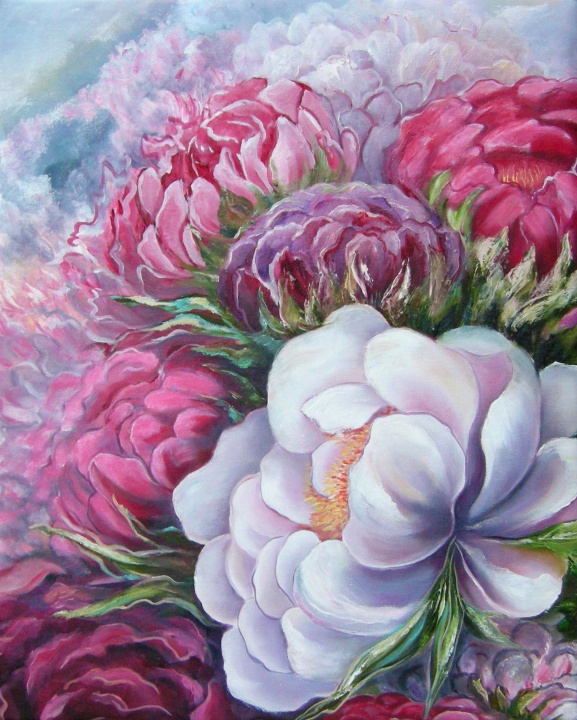  Royal peony 40x50