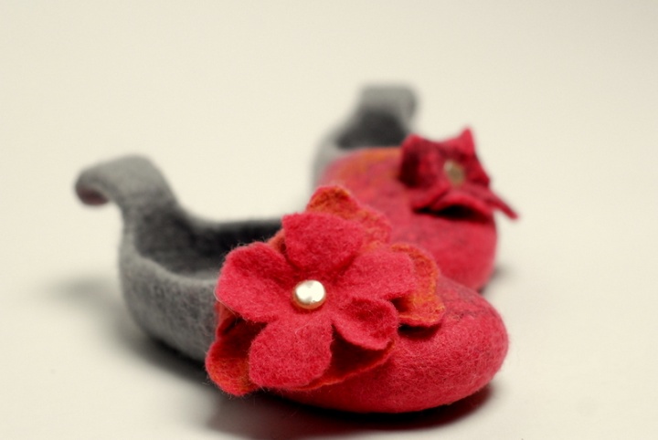 Felt children slippers "Appointed"