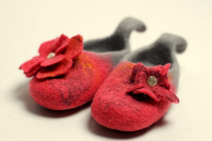 Felt children slippers "Appointed" picture no. 2