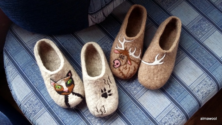 Felted slippers- Christmas gifts