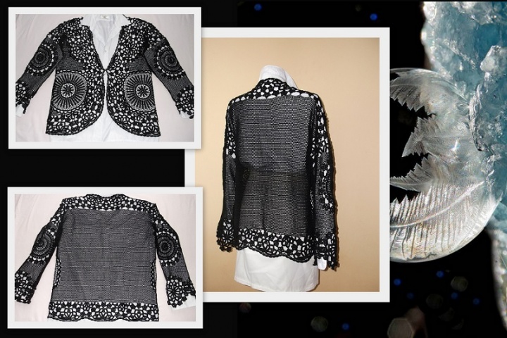 Blouse ,,Black pearl " picture no. 2