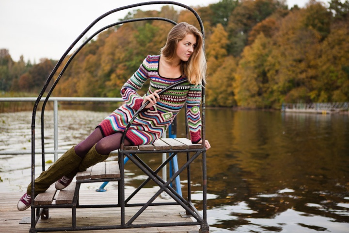 Multicoloured dress picture no. 2