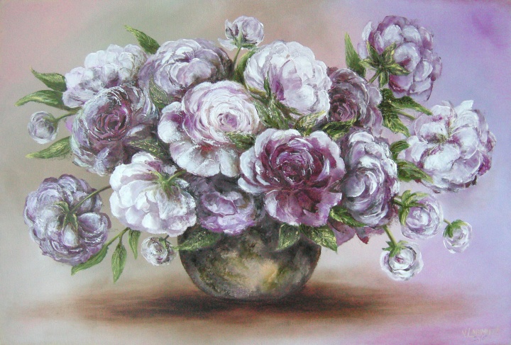 peony flowers 47x70