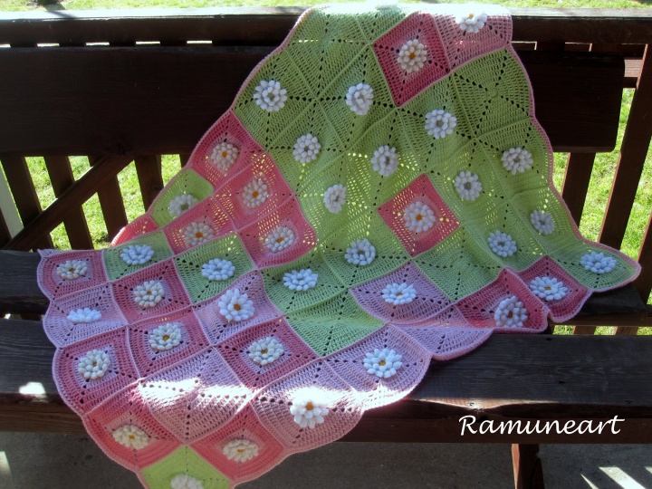 Baby blanket "Spring"