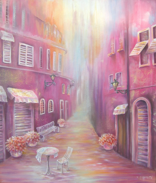 Early in the morning 55x65