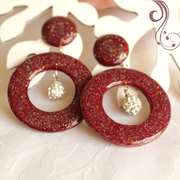 Polimer clay earrings