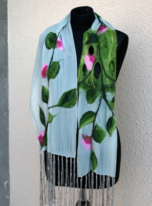 Scarf  Spring freshness-1