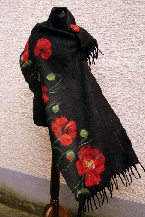 Scarf   Poppies  picture no. 2