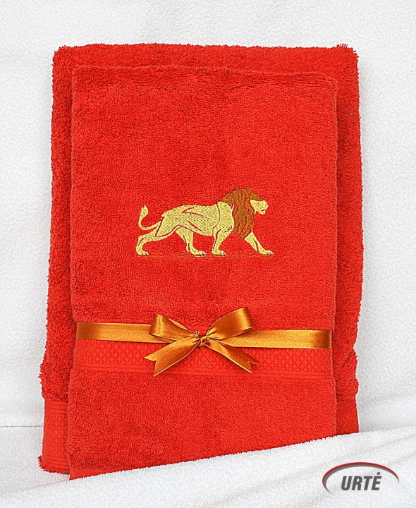 Embroidered towel set - Lion picture no. 2