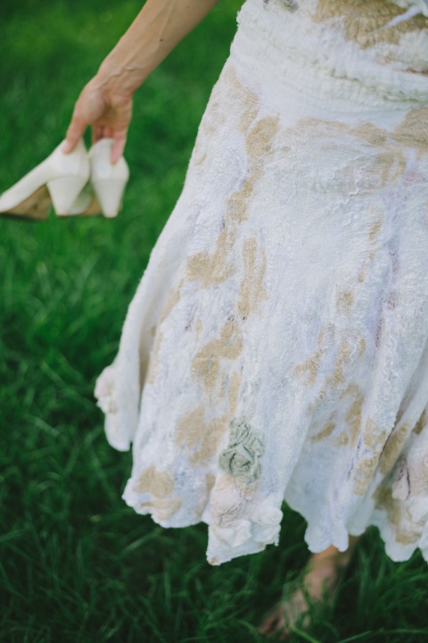 Felted bridal dress picture no. 3