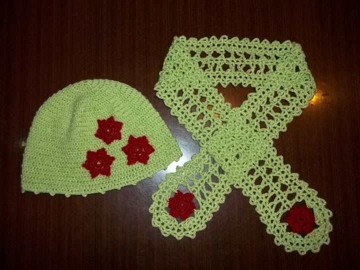 Kepurytė + šalikėlis 1
