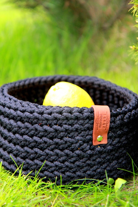 Crocheted baskets set