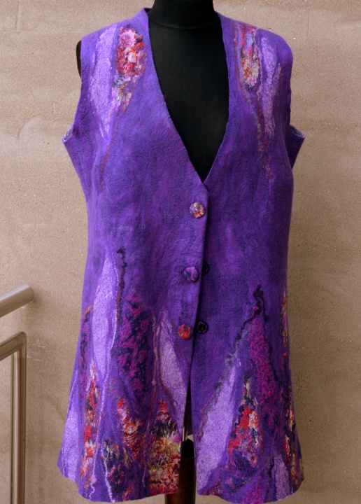 The vest-tunic PURPLE EVENIG picture no. 2