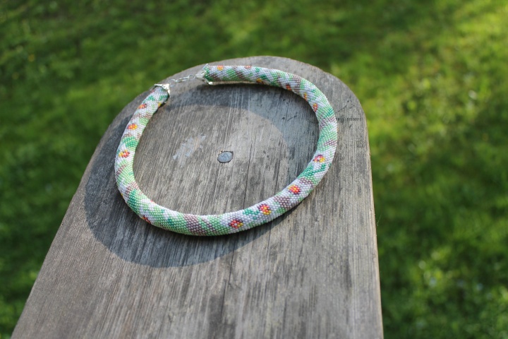 Bead crochet sales rope pattern