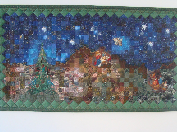  Patchwork for home "Christmas night"