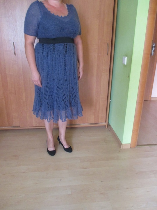 Megzta mocherinė suknia