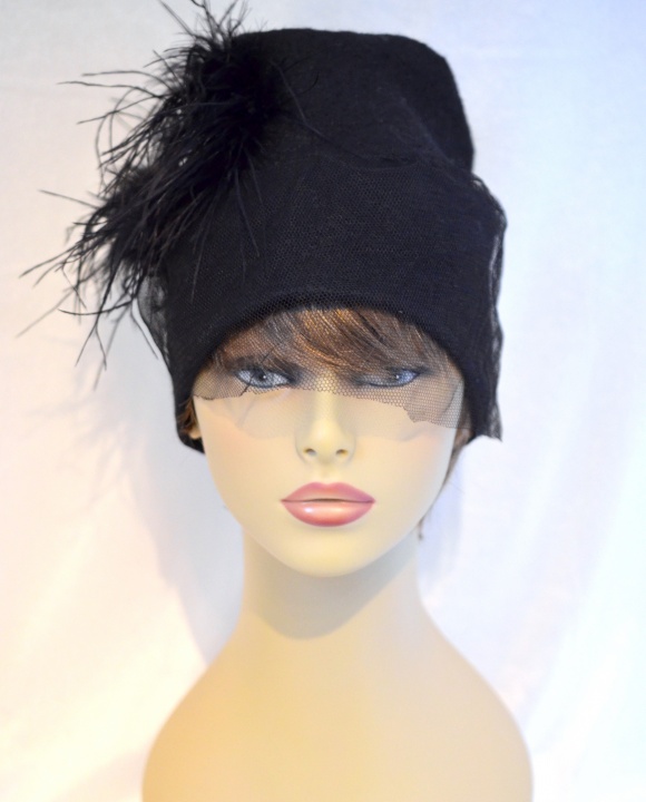 Felted hat Black