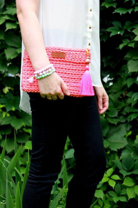Crocheted wristlet