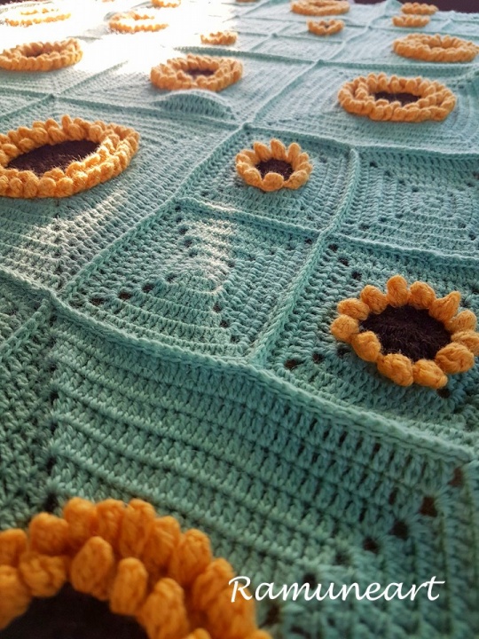 Baby blanket "Sunflowers" picture no. 3