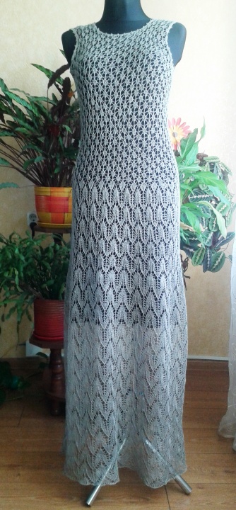 Linen/flax maxi dress