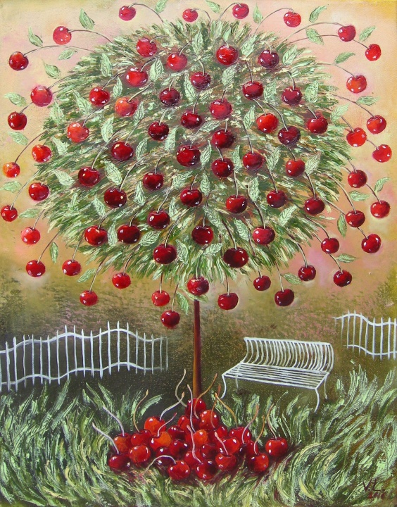Paradise cherry 40x50