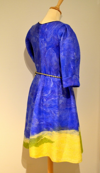 Felted dress "Sunset" picture no. 2