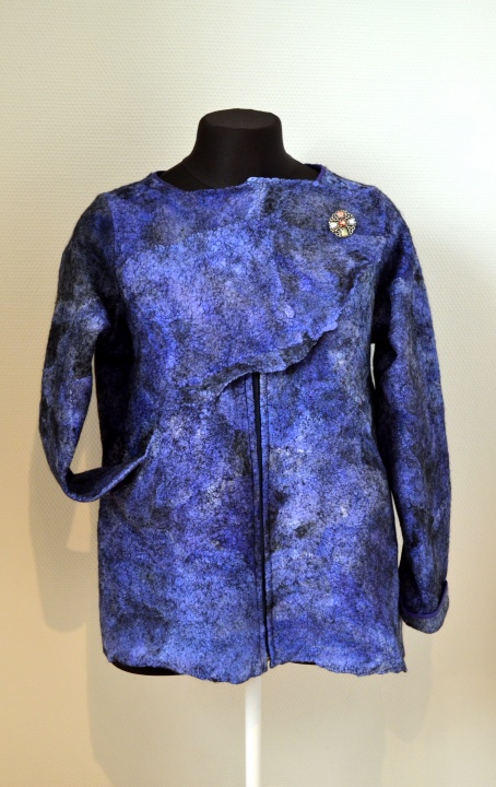 Felted jacket "Midnight" 