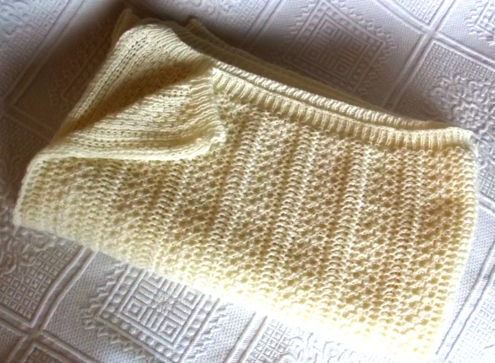 Baby blanket - Frost Patterns