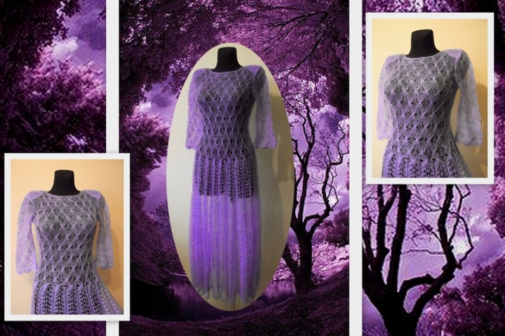  Dress ,,Purple mirage"
