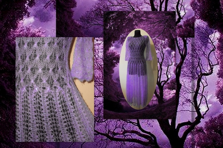  Dress ,,Purple mirage" picture no. 3