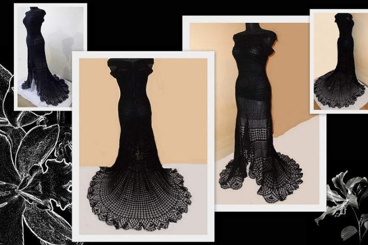 Dress ,,Black Orchid " picture no. 2
