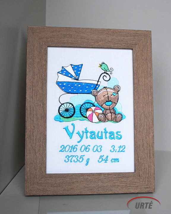 Gimimo metrikas - mylimas meškiukas