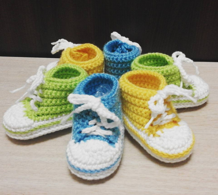 Crochet Baby Boots