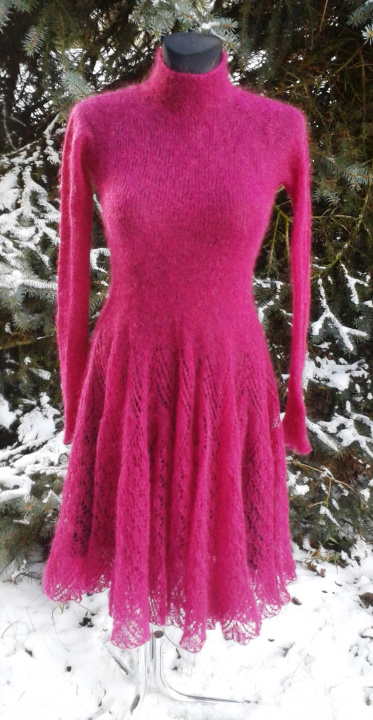 Mohair lace dress