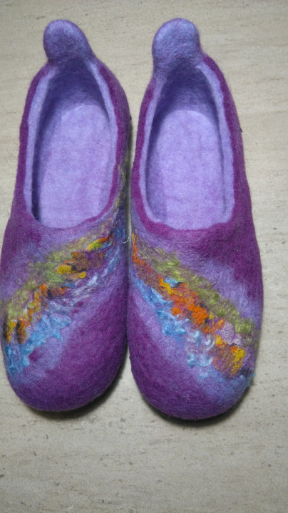 Veltos šlepetės ''Violetines''