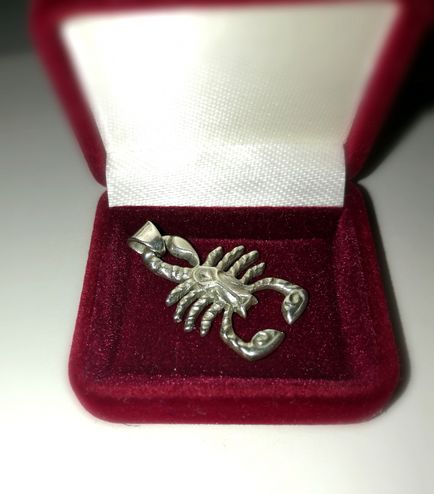 Pendant necklace scorpion picture no. 2