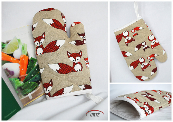 Linen kitchen glove - Fox picture no. 2