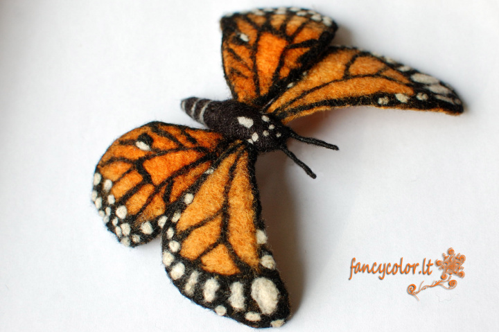 Veltas drugelis " Monarchas"
