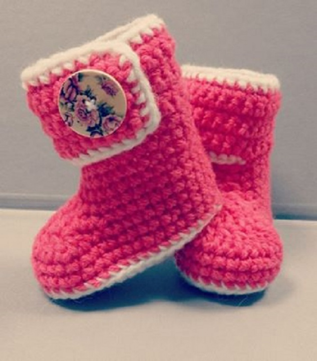 Crochet Baby Boots 9