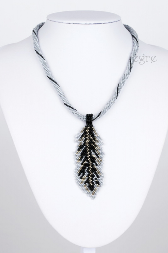 Necklace "Feather"