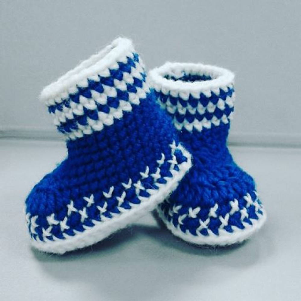 Crochet Baby Boots 9