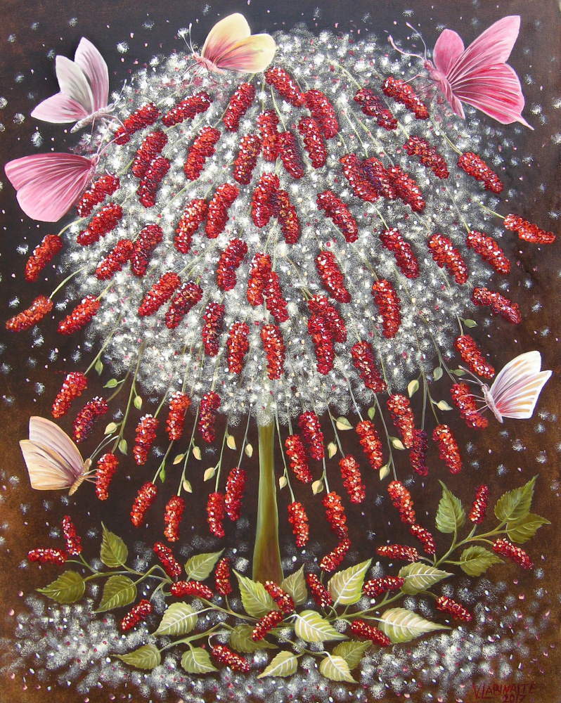 Sweet mulberry 60x75, oil on canvas.