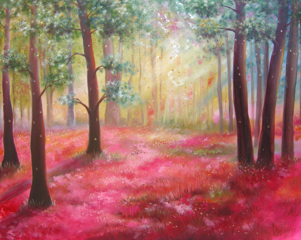Sunny Morning 75x60, oil on canvas.