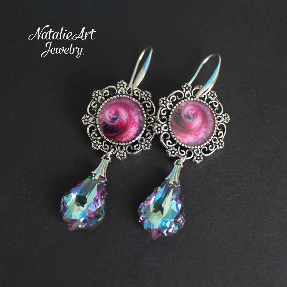 Auskarai "Šacherezada"