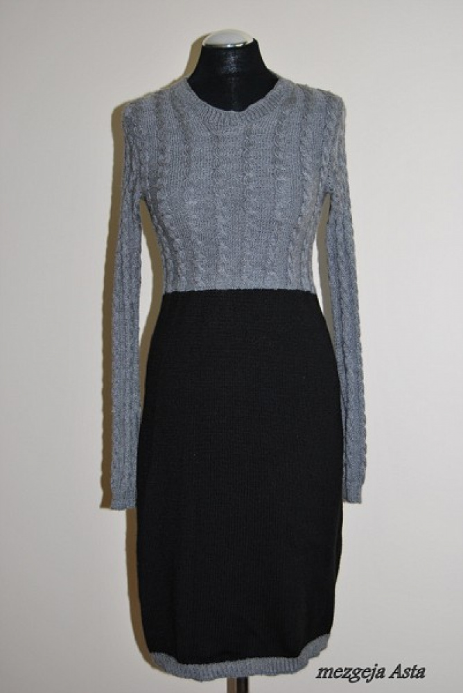 little black grey dress